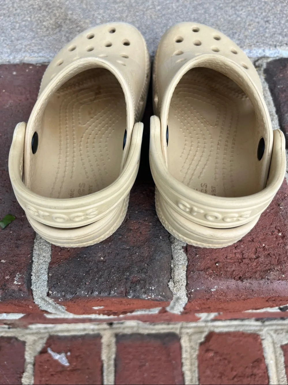 Kids’ CROCS Classic Clog in Light Beige